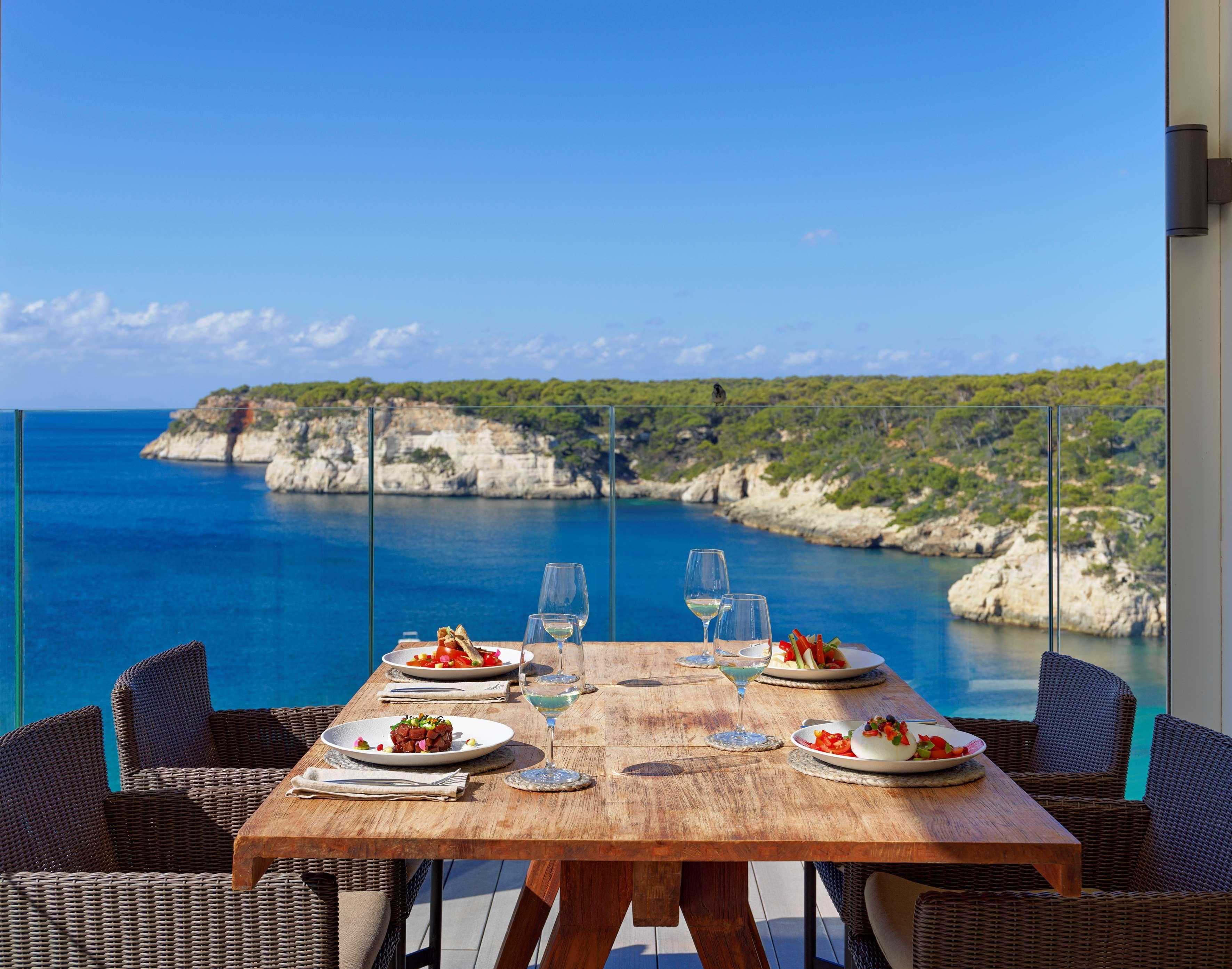 Melia Cala Galdana Hotel Cala Galdana  Exterior photo View from the restaurant